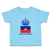 Cute Toddler Clothes Haitian Prince Crown Countries Toddler Shirt Cotton