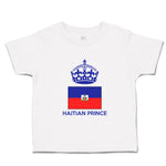 Cute Toddler Clothes Haitian Prince Crown Countries Toddler Shirt Cotton