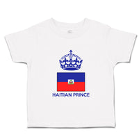 Cute Toddler Clothes Haitian Prince Crown Countries Toddler Shirt Cotton