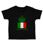 Cute Toddler Clothes Italian Prince Crown Countries Toddler Shirt Cotton