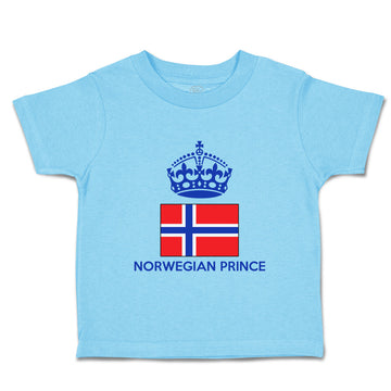 Cute Toddler Clothes Norwegian Prince Crown Countries Toddler Shirt Cotton