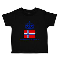 Cute Toddler Clothes Norwegian Prince Crown Countries Toddler Shirt Cotton