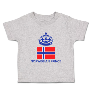 Cute Toddler Clothes Norwegian Prince Crown Countries Toddler Shirt Cotton