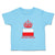 Cute Toddler Clothes Polish Prince Crown Countries Toddler Shirt Cotton