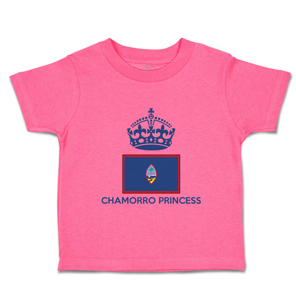 Toddler Girl Clothes Guam, Chamorro Princess Crown Countries Toddler Shirt