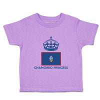 Toddler Girl Clothes Guam, Chamorro Princess Crown Countries Toddler Shirt