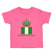 Toddler Girl Clothes Nigerian Princess Crown Countries Toddler Shirt Cotton