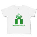 Toddler Girl Clothes Nigerian Princess Crown Countries Toddler Shirt Cotton