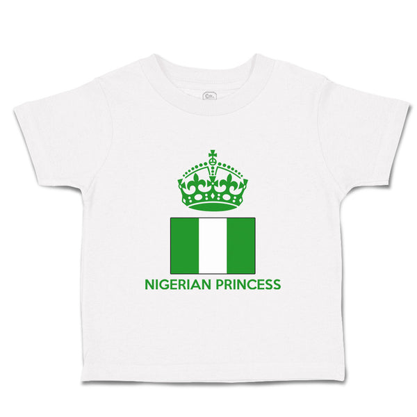 Toddler Girl Clothes Nigerian Princess Crown Countries Toddler Shirt Cotton