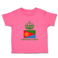 Toddler Girl Clothes Eritrean Queen Crown Countries Toddler Shirt Cotton