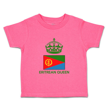 Toddler Girl Clothes Eritrean Queen Crown Countries Toddler Shirt Cotton