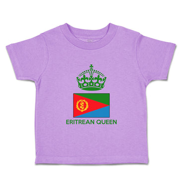 Toddler Girl Clothes Eritrean Queen Crown Countries Toddler Shirt Cotton