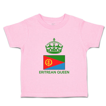 Toddler Girl Clothes Eritrean Queen Crown Countries Toddler Shirt Cotton