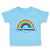 Toddler Clothes Rainbow Text Poop Rainbows Funny Humor Toddler Shirt Cotton