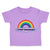 Toddler Clothes Rainbow Text Poop Rainbows Funny Humor Toddler Shirt Cotton