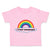 Toddler Clothes Rainbow Text Poop Rainbows Funny Humor Toddler Shirt Cotton