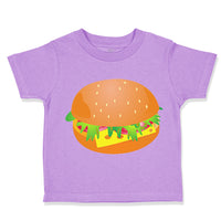 Toddler Clothes Delicious Hamburger Toddler Shirt Baby Clothes Cotton