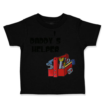 Toddler Clothes Picture Tools' Box Black Daddy's Helper Dad Father's Day Cotton