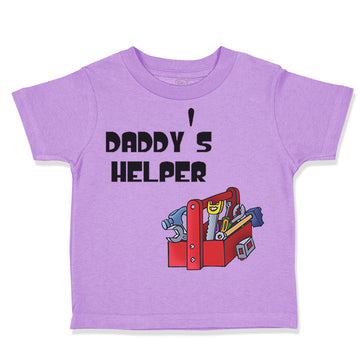 Toddler Clothes Picture Tools' Box Black Daddy's Helper Dad Father's Day Cotton