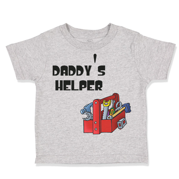 Toddler Clothes Picture Tools' Box Black Daddy's Helper Dad Father's Day Cotton