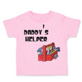 Toddler Clothes Picture Tools' Box Black Daddy's Helper Dad Father's Day Cotton