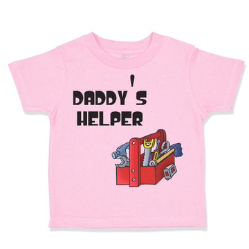 Toddler Clothes Picture Tools' Box Black Daddy's Helper Dad Father's Day Cotton