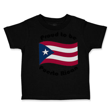 Toddler Clothes Proud to Be Puerto Rican Toddler Shirt Baby Clothes Cotton