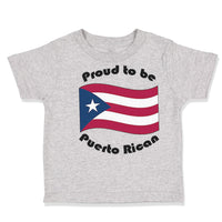 Toddler Clothes Proud to Be Puerto Rican Toddler Shirt Baby Clothes Cotton