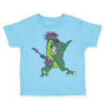 Toddler Clothes Dino Rock Star Dinosaurs Dino Trex Toddler Shirt Cotton