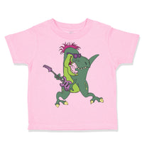 Toddler Clothes Dino Rock Star Dinosaurs Dino Trex Toddler Shirt Cotton