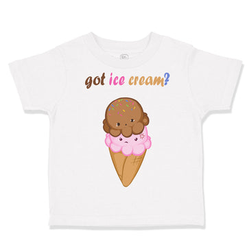 Toddler Clothes Got Ice Cream Funny Humor Toddler Shirt Baby Clothes Cotton