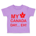 Toddler Clothes My First Canada Day Eh! Toddler Shirt Baby Clothes Cotton