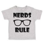 Toddler Clothes Nerds Rule Funny Nerd Geek Toddler Shirt Baby Clothes Cotton