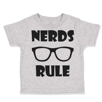 Toddler Clothes Nerds Rule Funny Nerd Geek Toddler Shirt Baby Clothes Cotton