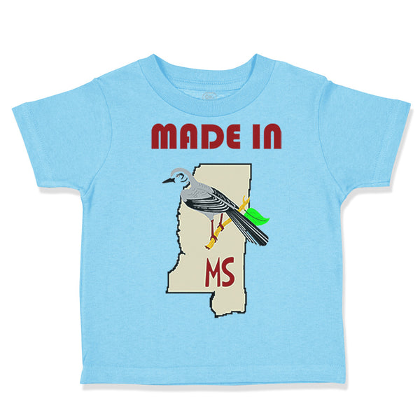 Toddler Clothes Made in Mississippi Toddler Shirt Baby Clothes Cotton
