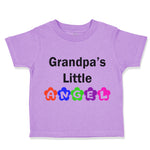 Toddler Clothes Grandpa's Little Angel Grandpa Grandfather Toddler Shirt Cotton
