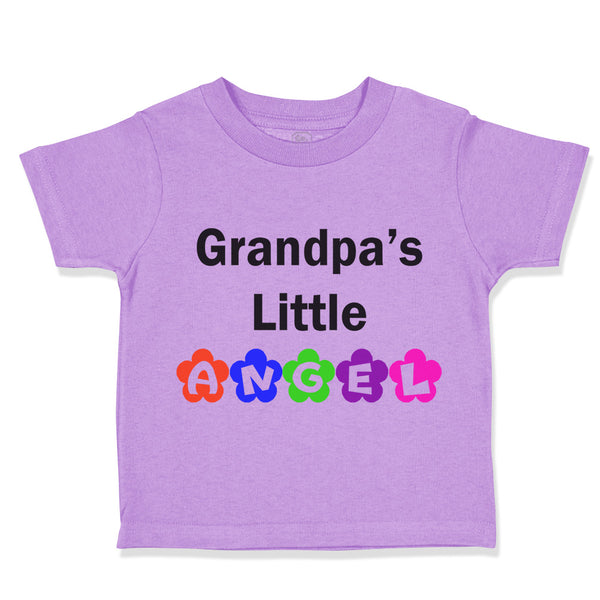 Toddler Clothes Grandpa's Little Angel Grandpa Grandfather Toddler Shirt Cotton