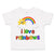 Toddler Clothes I Love Rainbows Valentines Love Toddler Shirt Cotton