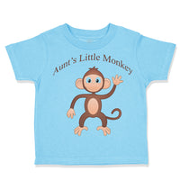 Toddler Clothes Aunt's Little Monkey Toddler Shirt Baby Clothes Cotton