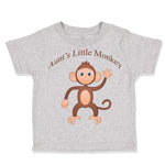 Toddler Clothes Aunt's Little Monkey Toddler Shirt Baby Clothes Cotton