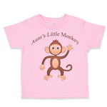 Toddler Clothes Aunt's Little Monkey Toddler Shirt Baby Clothes Cotton