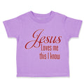 Toddler Clothes Jesus Loves Me This I Know Christian Jesus God Style A Cotton