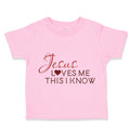 Toddler Clothes Jesus Loves Me This I Know Christian Jesus God Style B Cotton