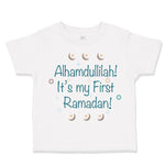 Toddler Clothes Alhamdullilah It's My First Ramadan Arabic Toddler Shirt Cotton