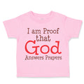 Toddler Clothes I Am Proof That God Answers Prayers Christian Toddler Shirt