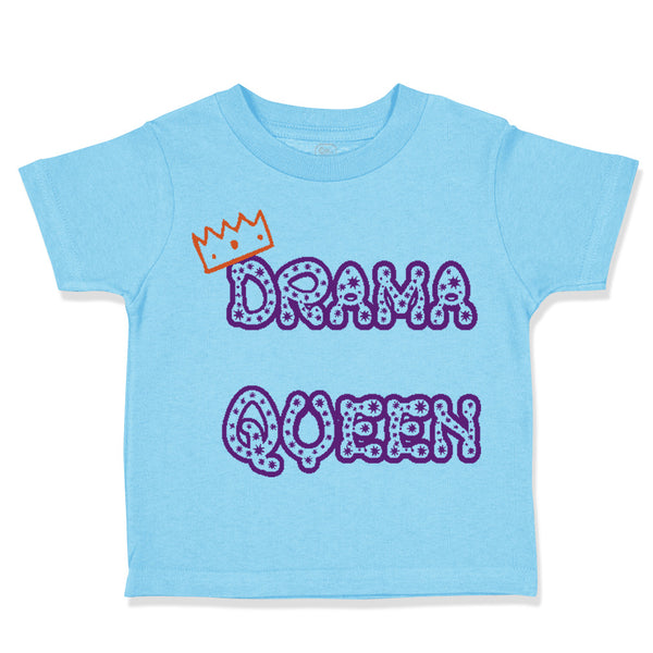 Toddler Clothes Drama Queen Princess Crown Toddler Shirt Baby Clothes Cotton
