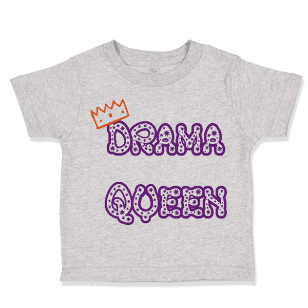 Toddler Clothes Drama Queen Princess Crown Toddler Shirt Baby Clothes Cotton