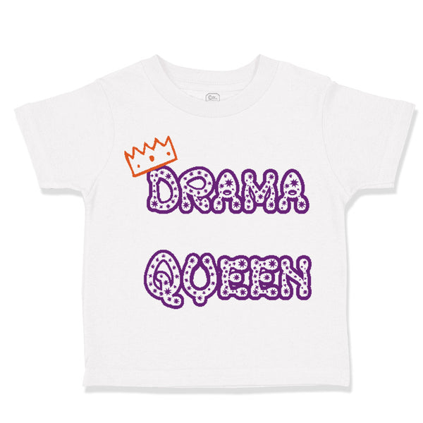 Toddler Clothes Drama Queen Princess Crown Toddler Shirt Baby Clothes Cotton