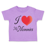 Toddler Clothes Pride I Love My Mommies Rainbow Gay Lbgtq Toddler Shirt Cotton