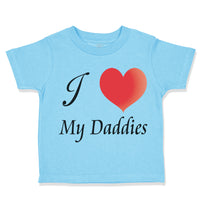 Toddler Clothes Pride Love Daddies Rainbow Heart Gay Lgbtq Father's Day Cotton